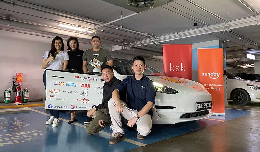 Sunday Group is supporting the cleaner future and sponsored motor insurance for EV car for Eigen Energy to make a road trip from Singapore to Bangkok!